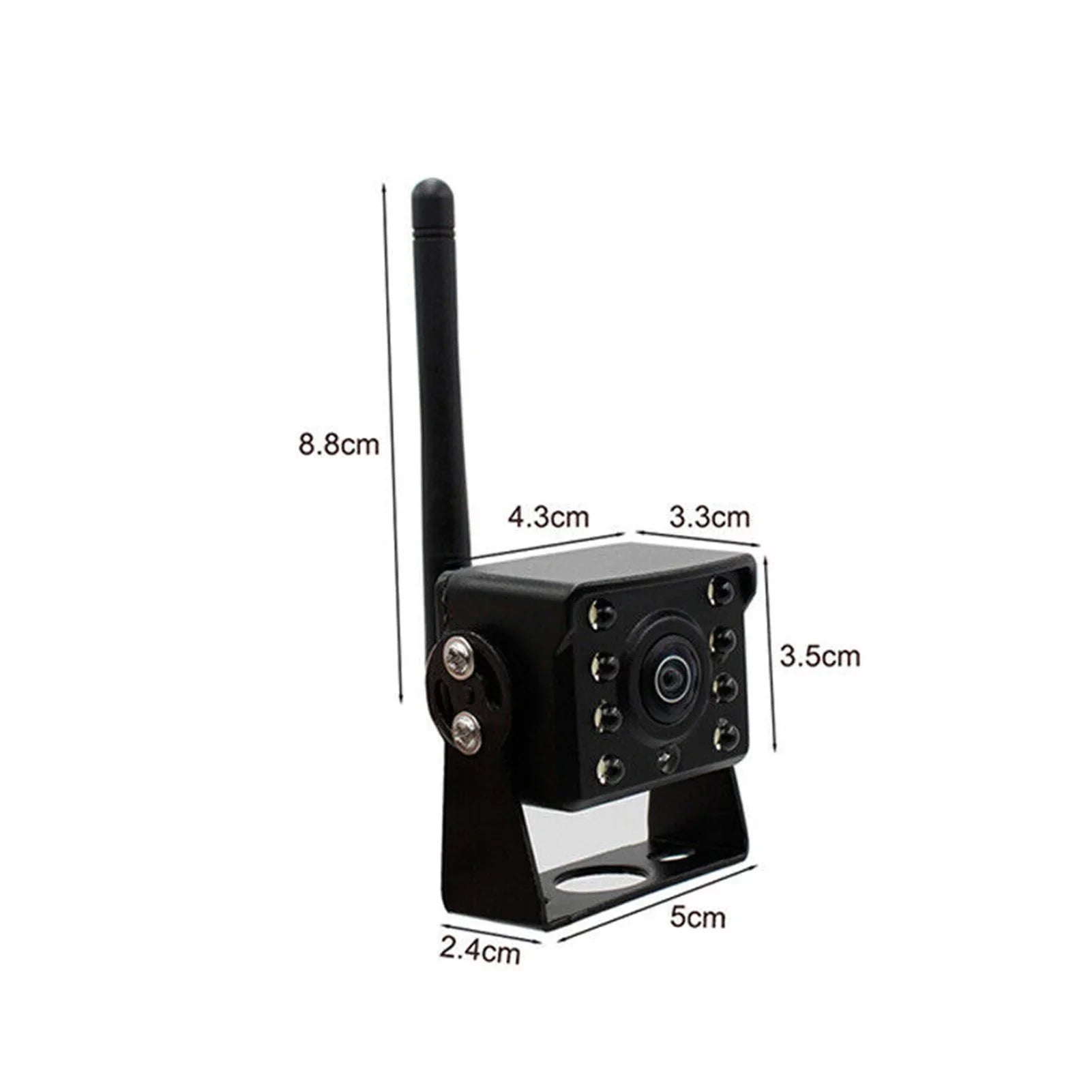 Anself WiFi Wireless Car Rear View Camera Truck Bus ~36V Automobile  Reverse  Night Vision Backup Camera, IP67 Waterproof Wireless Reversing Monitor