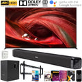 Sony XR85X95J 85" X95J 4K Ultra  Full Array  Smart  (2021 Model) with Deco Gear Soundbar and Subwoofer Bundle Plus Complete Mounting and Streaming Kit for X80J Series (KD75X80J)