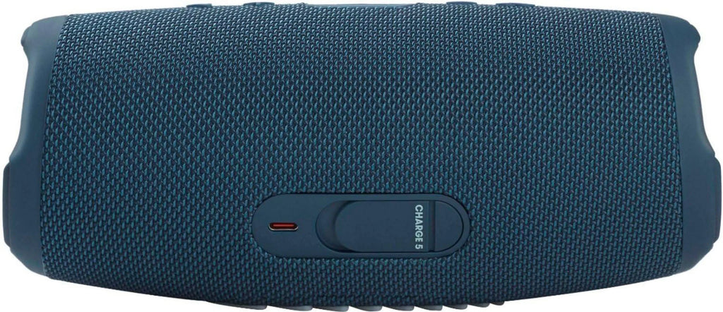 Charge 5 Bluetooth Speaker, IP67 Waterproof Bundle with Deluxe  Hardshell Protective Case (Blue)