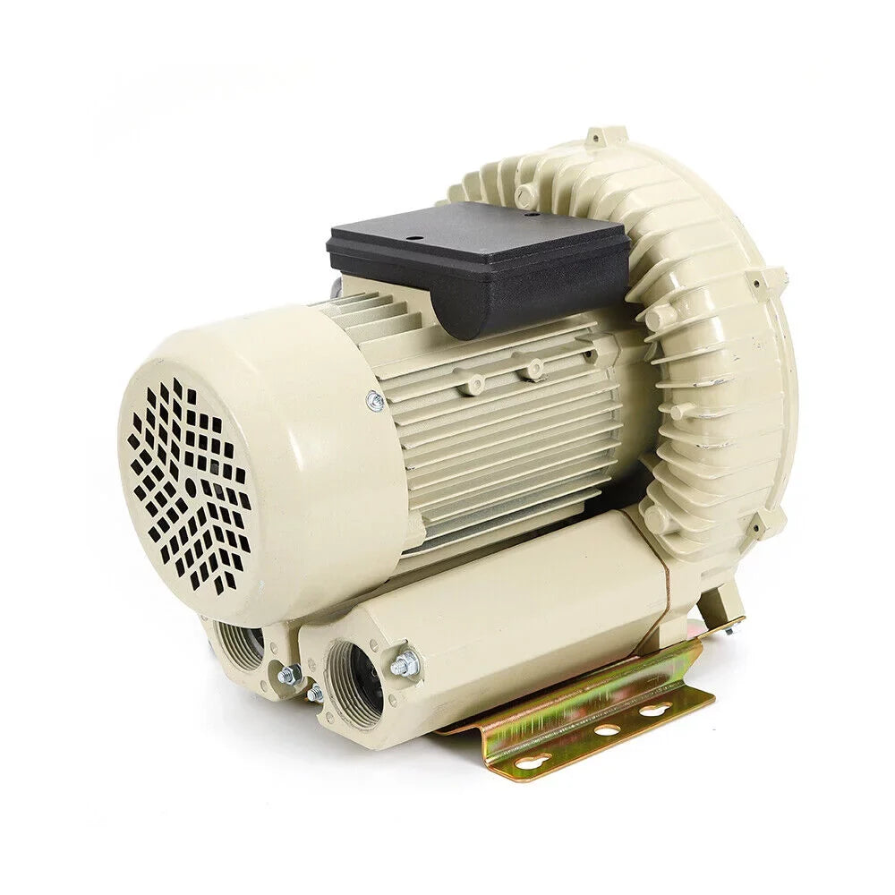 Miumaeov 110V 370W Industrial Air Pump Blower Aquarium Hydroponics Aquaculture Fish Pond High Pressure Air Blower