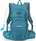 Hydration Pack Backpack with 2L Leakproof Water Bladder  Free,Lightweight Water Backpack for Hiking,Running,Cycling,Camping,Blue