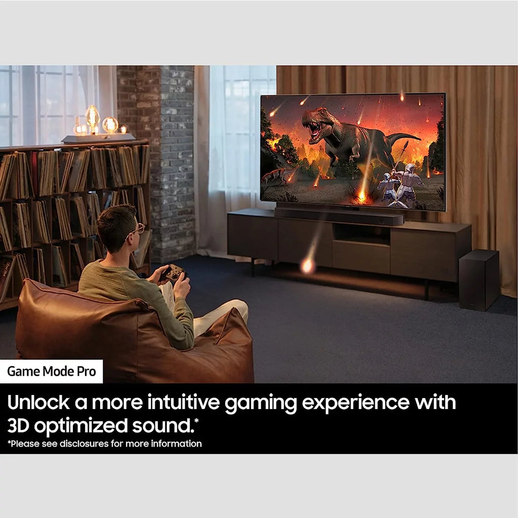 Samsung -Q600C 3.1.2ch Soundbar and Subwoofer with Dolby Atmos with a Walts  - for Compatible Soundbars Under 15lb (2023)