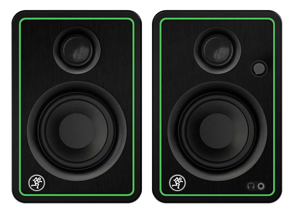 2) Mackie CR3- 3" 50w Bluetooth Reference Studio Monitors + Bluetooth Speaker