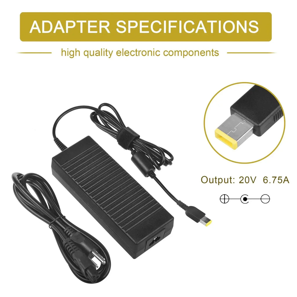 '-Geek  Adapter Charger for Lenovo IdeaPad Y50/i7-4710HQ/59421863 Notebook Power Cord