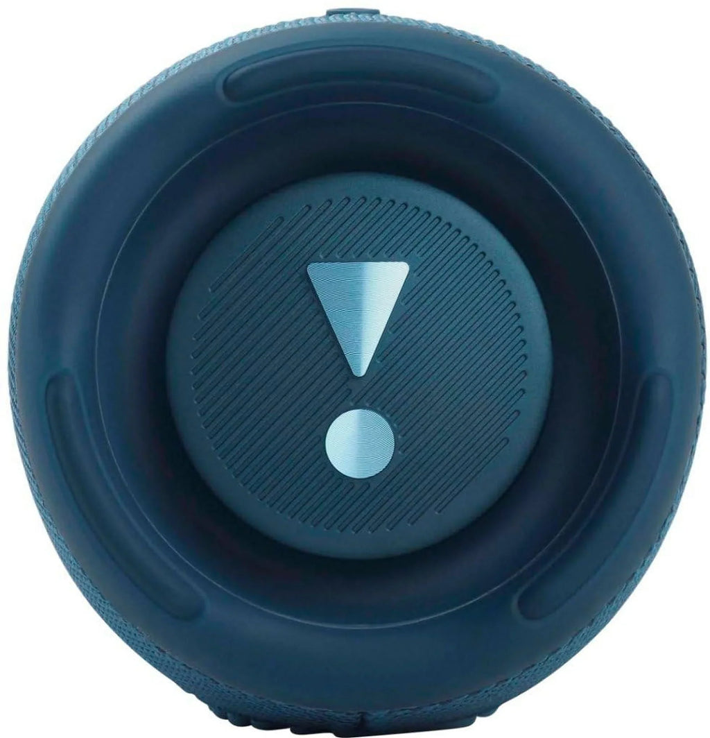 Charge 5 Bluetooth Speaker, IP67 Waterproof Bundle with Deluxe  Hardshell Protective Case (Blue)