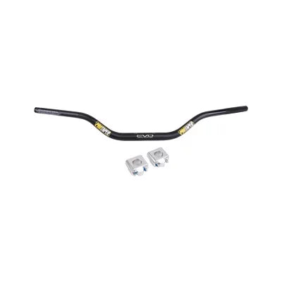 Tusk Universal Big Bar Clamp and Bar Kit ProTaper  Windham / Mid Bend Black for Yamaha BW80 Big Wheel 1986-1990