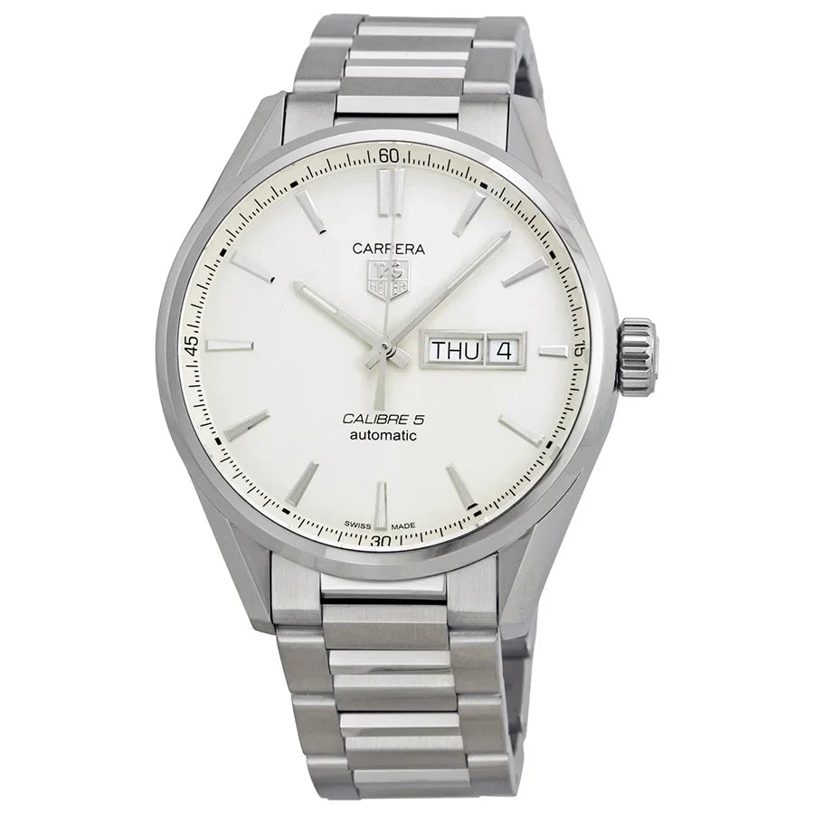 Tag Heuer Carrera Automatic Silver Dial Men's Watch WAR201BBA0723