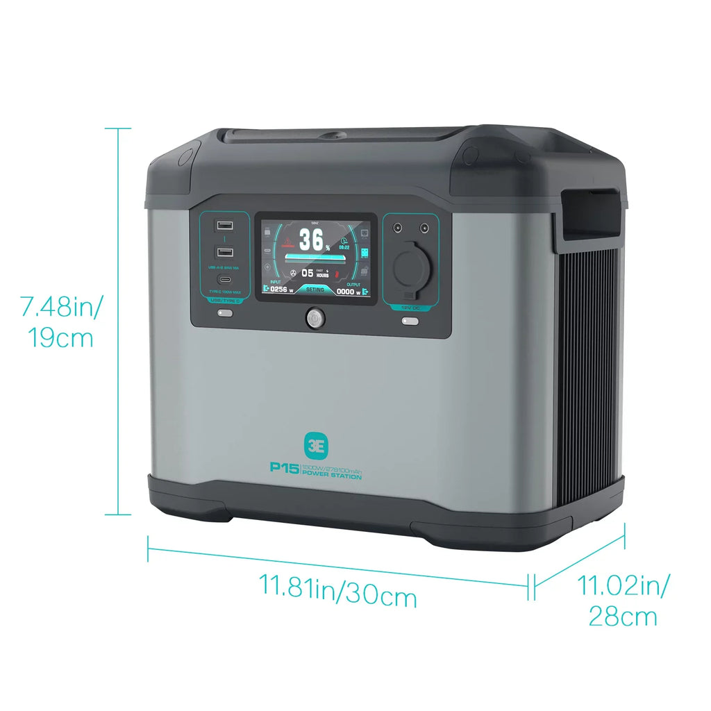 Portable Power Station 1008Wh,1500W Solar Generator Quick Charge, Charge up to 8 Devices,Backup Battery for Home Camping Emergency Use
