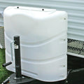 Camco 40542 - Polar White Polyethylene Heavy Duty Cover for Dual 20 or 30 lbs Tanks