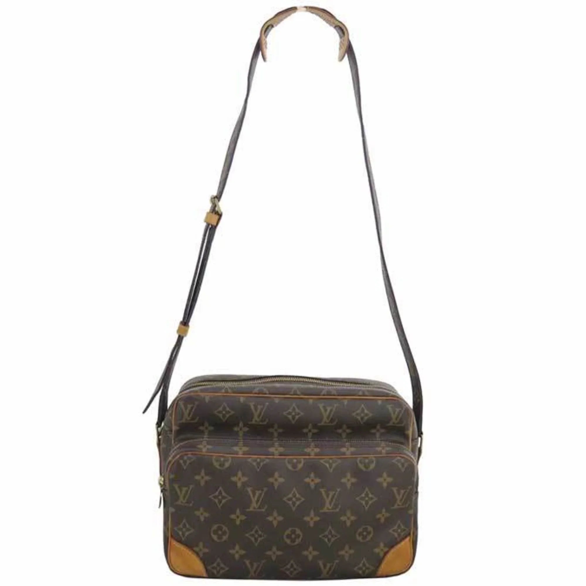 Pre-Owned Louis Vuitton Crossbody Shoulder Bag Monogram Nile Brown Canvas Women's Men's M45244 (Good)
