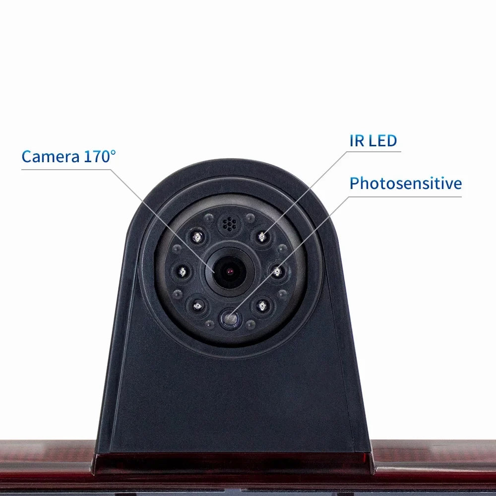 Dazzduo Brake Light Backup Camera, 7 in for Parking  Camera N Backup Vans Crafter Light Sprinter Fesjoy 7 Sazoley with Monitor Brake 7 Mercedes-Benz  7 Compatible , 7  Dabey Mercedes-