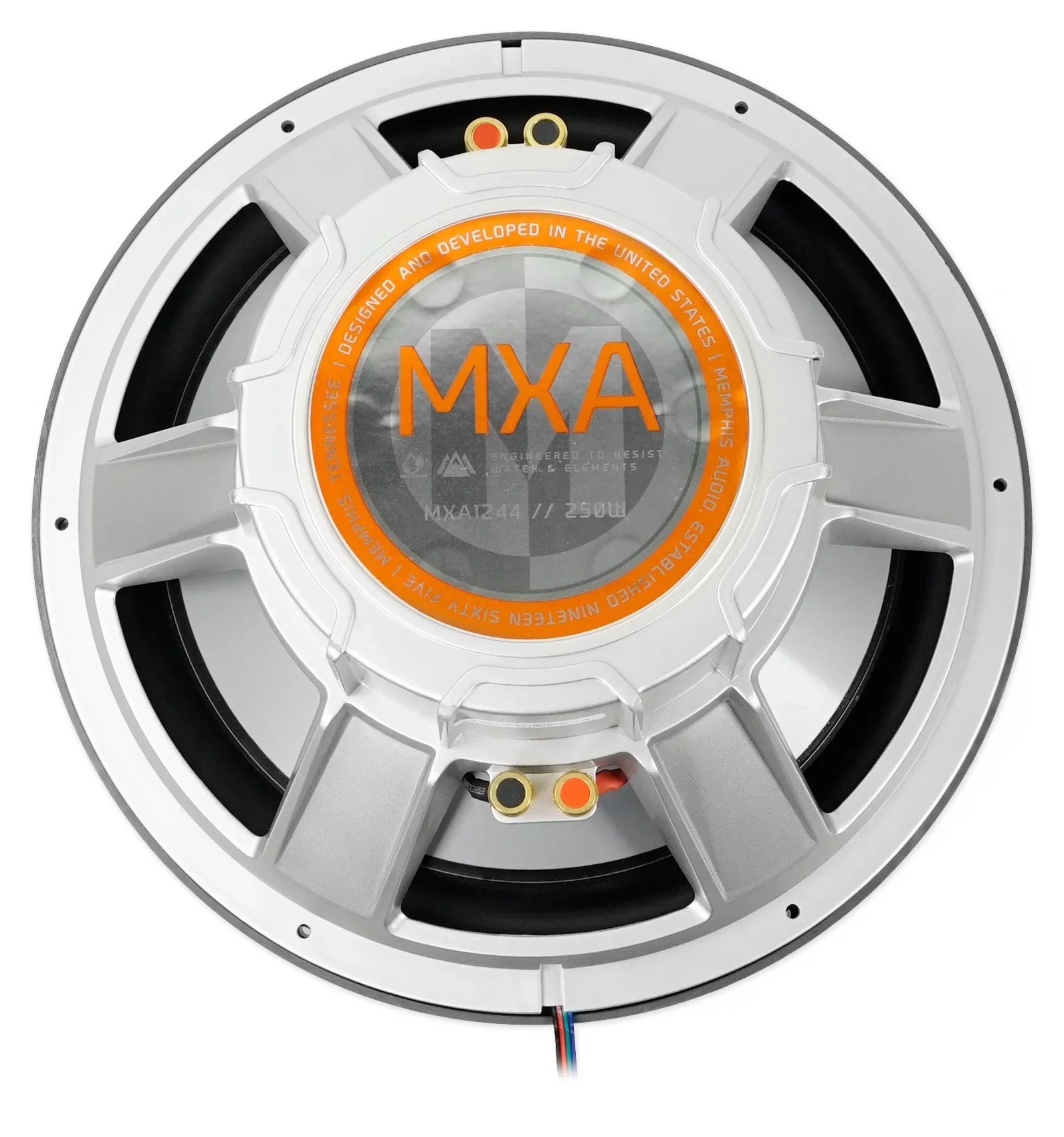 Memphis Audio MXA1244 12" 500 Watt  Dual 4-Ohm Marine Subwoofer Boat Sub