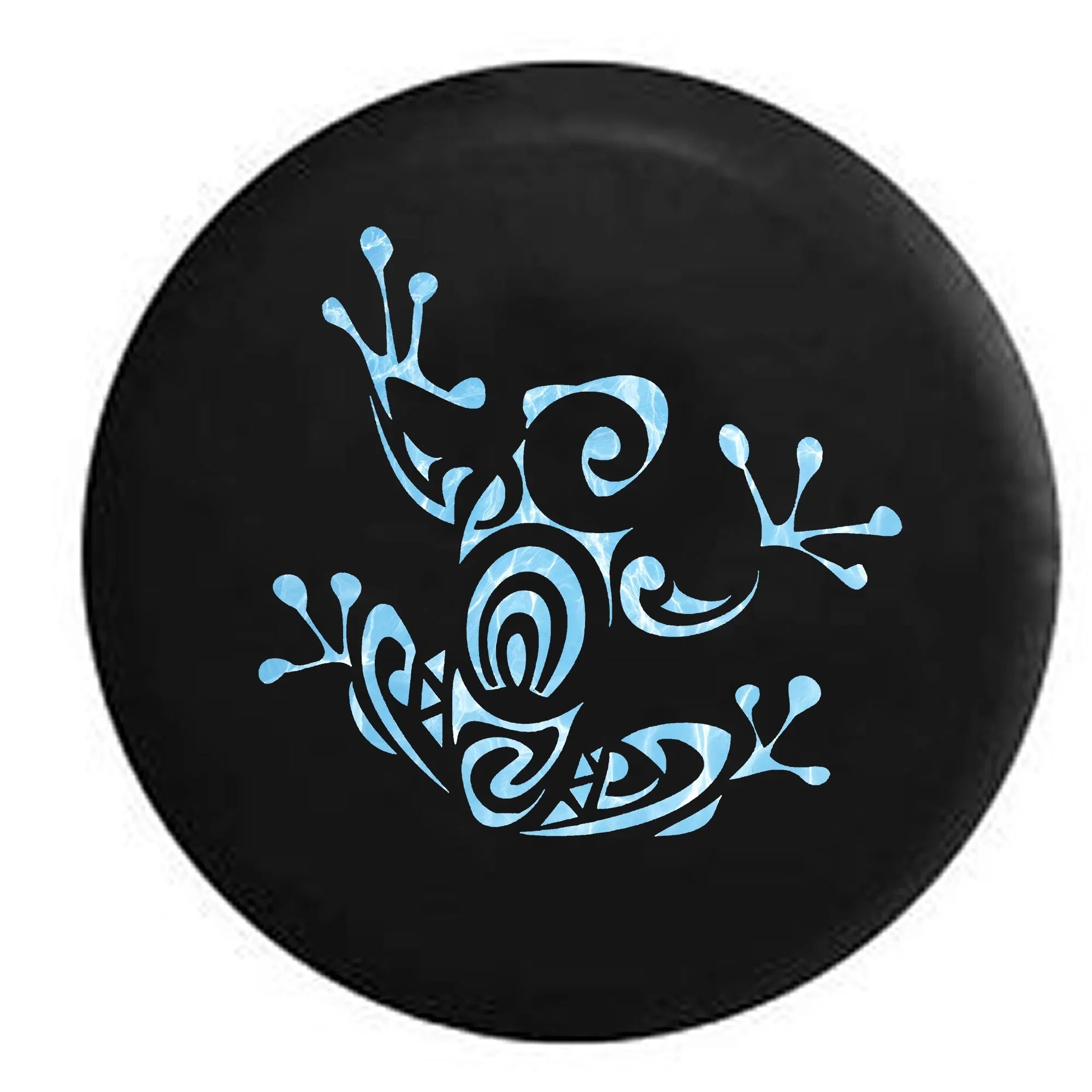 Water Sea Tribal Tree Frog Spare Tire Cover for Jeep  32 Inch