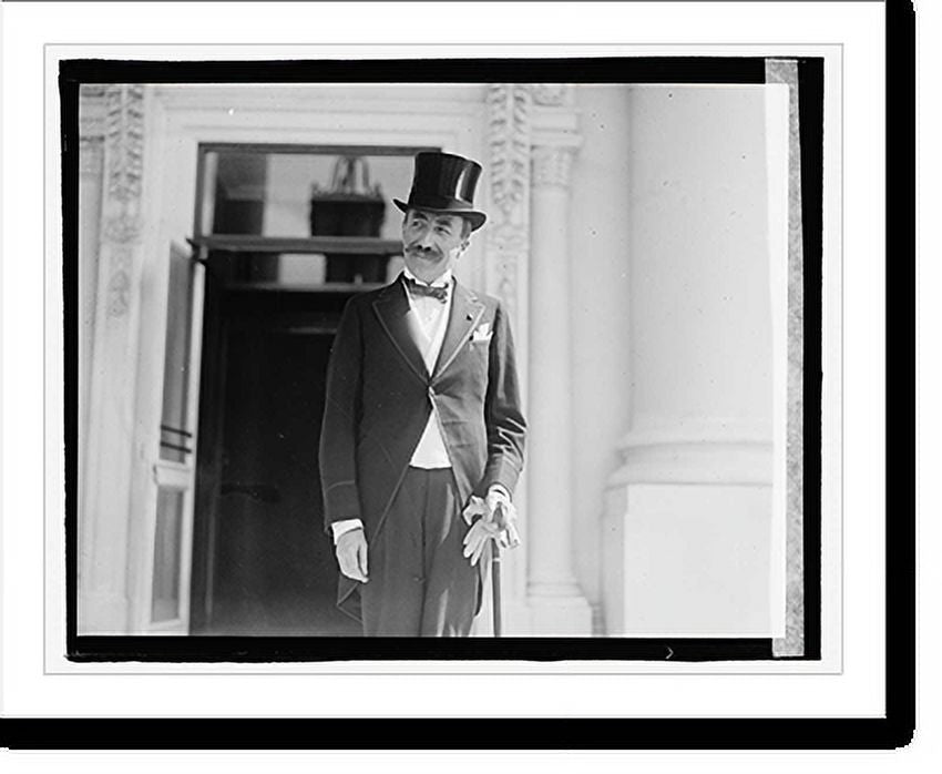 Historic Framed Print, Baron Cartier de Marchienne, 6/12/22, 17-7/8" x 21-7/8"