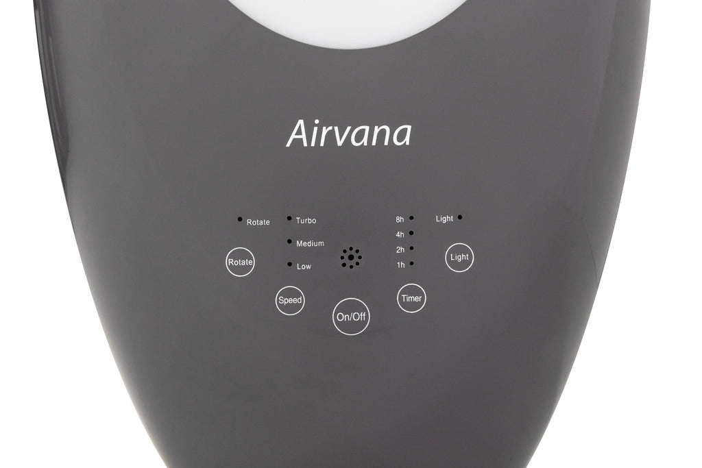 Airvana Bladeless Vortex Fan with Filter and Remote AV1700FAN- Gray