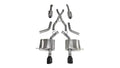 Corsa 11-14 Dodge Durango 5.7L V8 Black Sport Dual Rear Cat-Back Exhaust Fits select: 2013-2023   R/T, 2011-2012