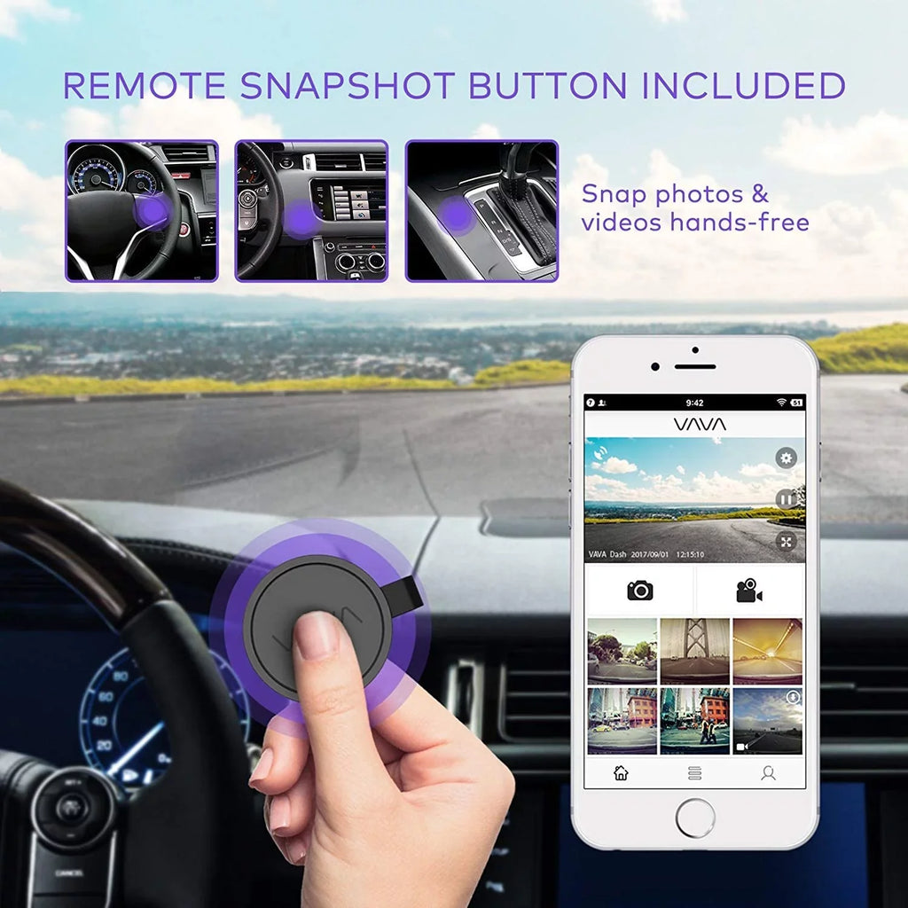 Dash Cam |  1920X1080P@60Fps | Wi-Fi Car Dash Camera | Sony Night Vision Sensor | Dashboard Camera Recorder with  | Parking Mode | G-Sensor | Support 128GB Max