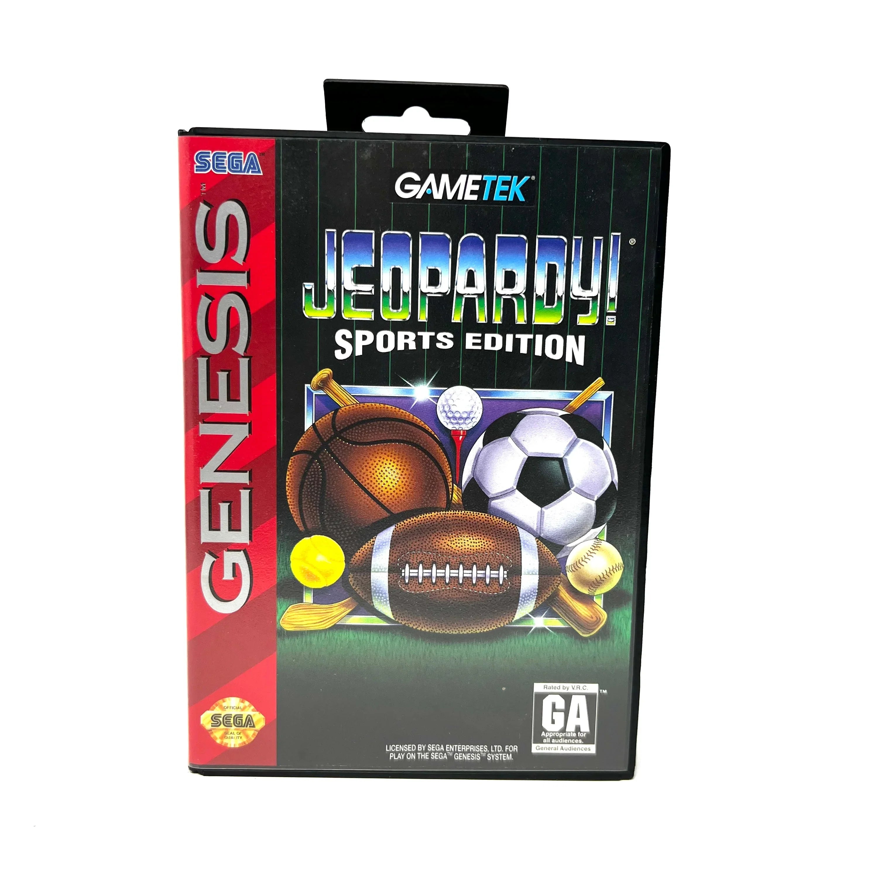 Sega Genesis Game Ten Jeopardy Sports Edition