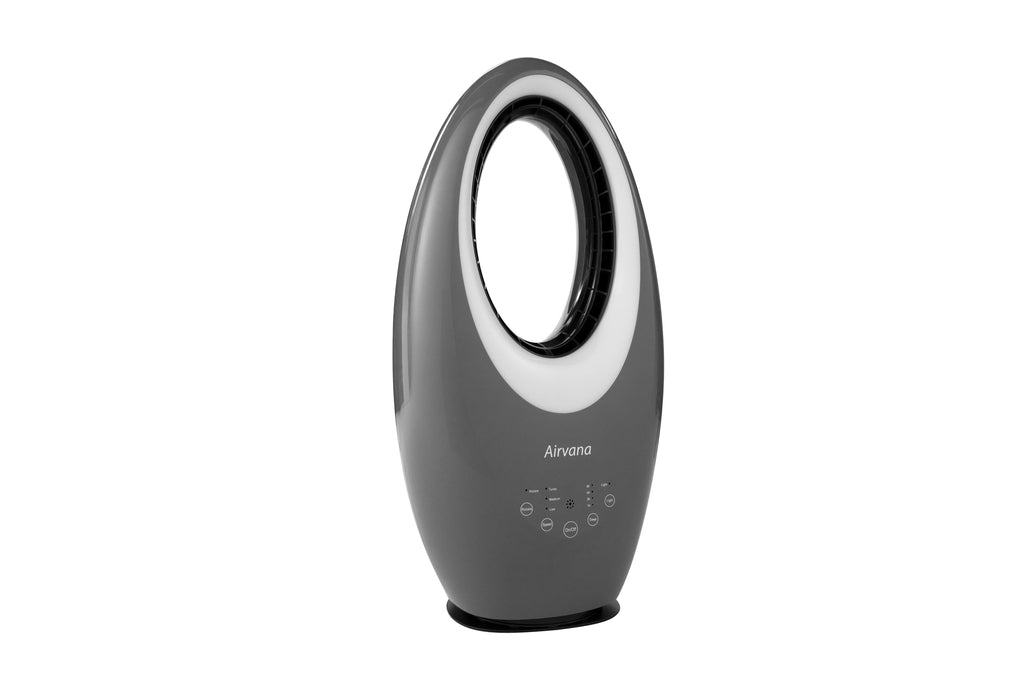 Airvana Bladeless Vortex Fan with Filter and Remote AV1700FAN- Gray