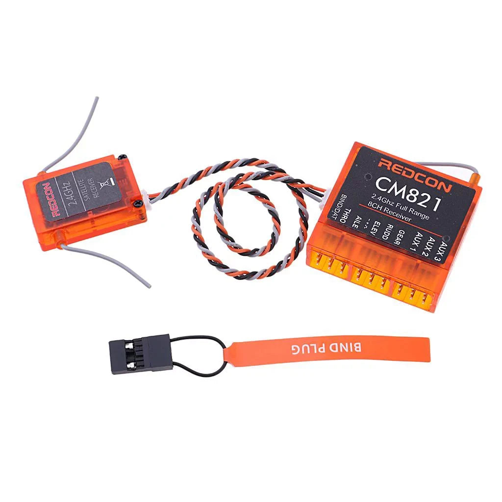 Remote Receiver CM821(AR8000) For JR12X, , X9503, X9303 ,DX10t, DX8, s, se, i, DX5e