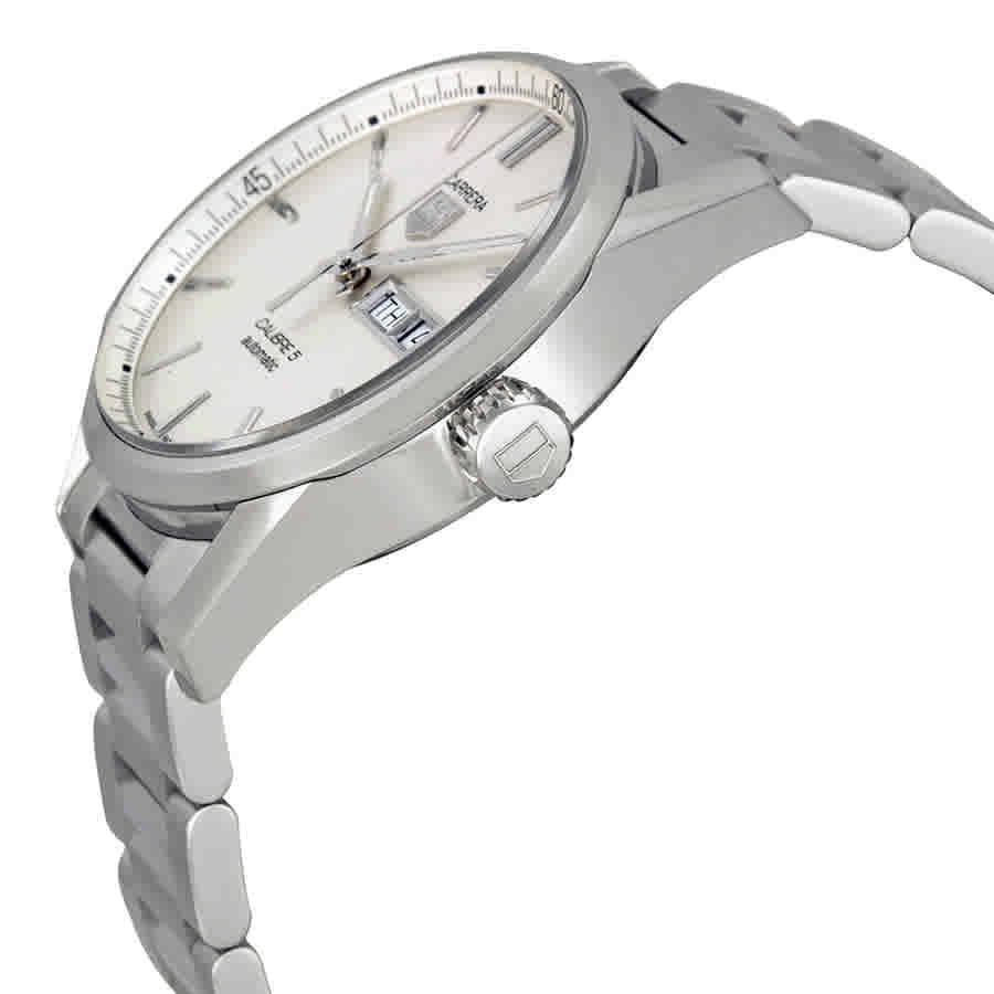 Tag Heuer Carrera Automatic Silver Dial Men's Watch WAR201BBA0723