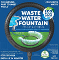 Backwash Pool Hose Waste Water Fountain Kit for Sand & Cartridge Filtered Swimming Pools with 1.5" Hose #400