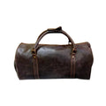 Cow Leather Duffle Bag Dark Brown Leather Gym & Travel Luggage Bag