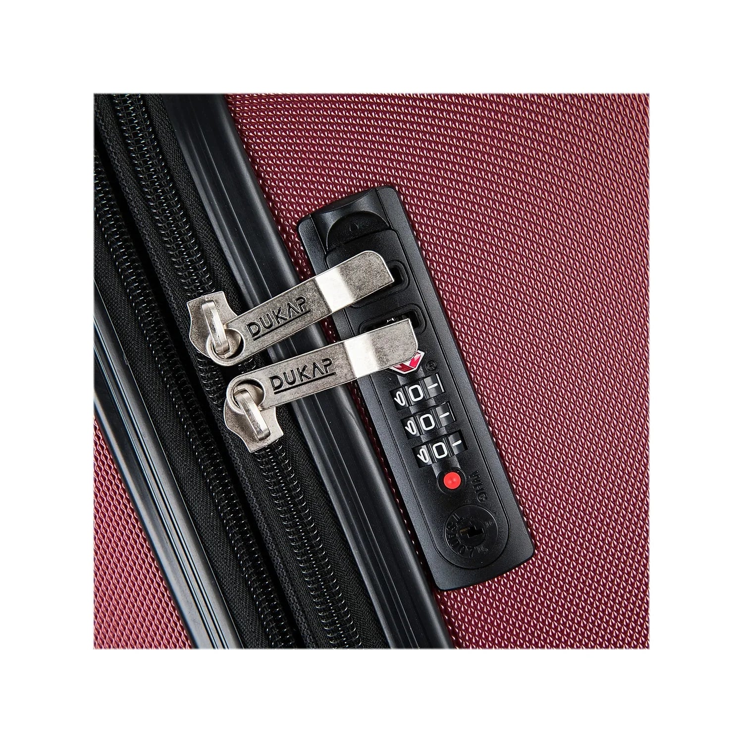 Intely 2-Piece Plastic Luggage Set Wine (DKINT0SM-)