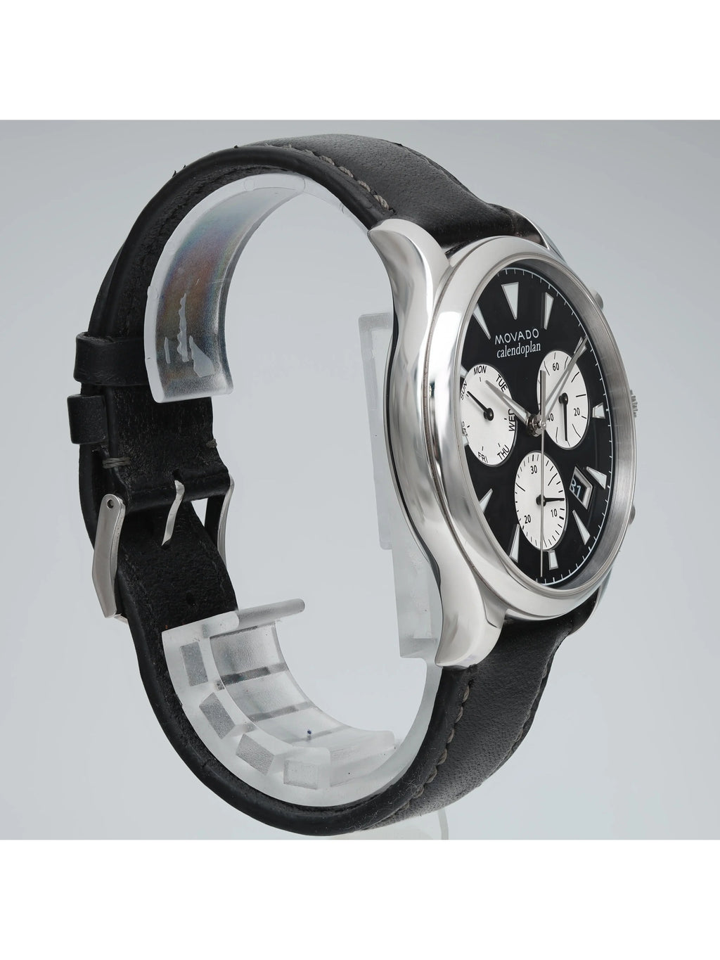 Movado Heritage Steel Black Dial Quartz Men Watch 3650005