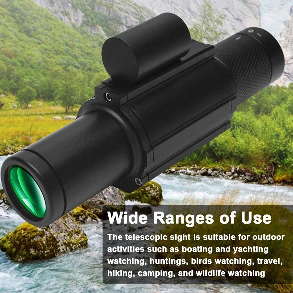 Portable Monocular Night-Visions Sight Device Day Night Use Telescopes 1.54inch Display Photo Taking Video Recording Infrared Digital Video Camera for Fishing Boating Wildlife Observation