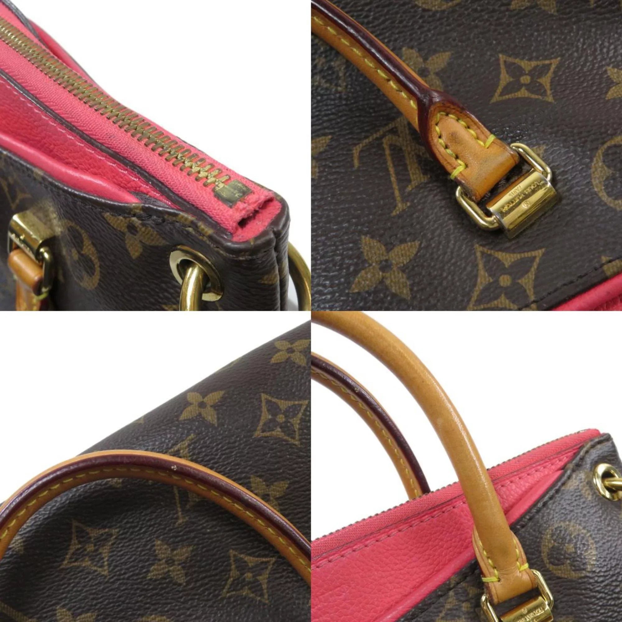 Pre-Owned Louis Vuitton M41734 Pallas  Monogram Handbag Canvas Ladies (Good)