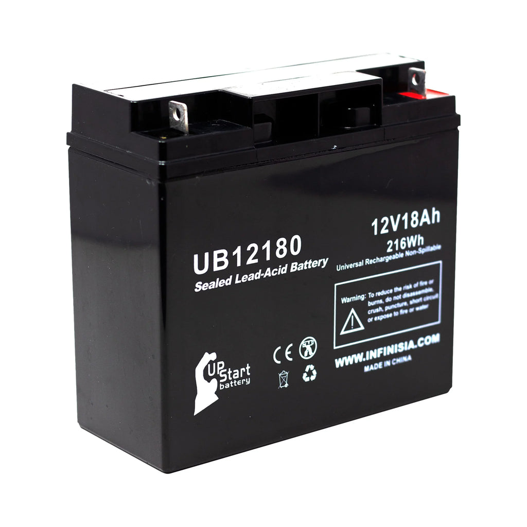 Compatible    CFP12V18UPS Battery - Replacement UB12180 Universal Sealed Lead Acid Battery (12V, 18Ah, 18000mAh, T4 Terminal, , )