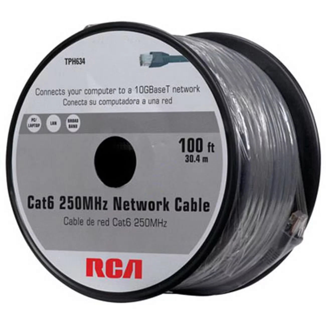 Audiovox TPH634 100 ft. 6 250mhz Cable