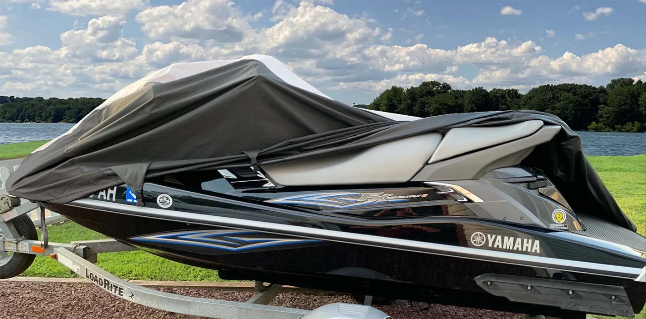 '-      Cover Compatible for Yamaha WaveRunner 1999-2001  800 / 2001-2005  1200 Jet Ski  Cover