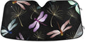 Hyjoy 55x27.6in Dragonfly Car Windshield Sun Shield Shade Foldable Sunshade for Blocks  Rays Protector-Keeps Your Vehicle Cool for Most Sedans  Truck