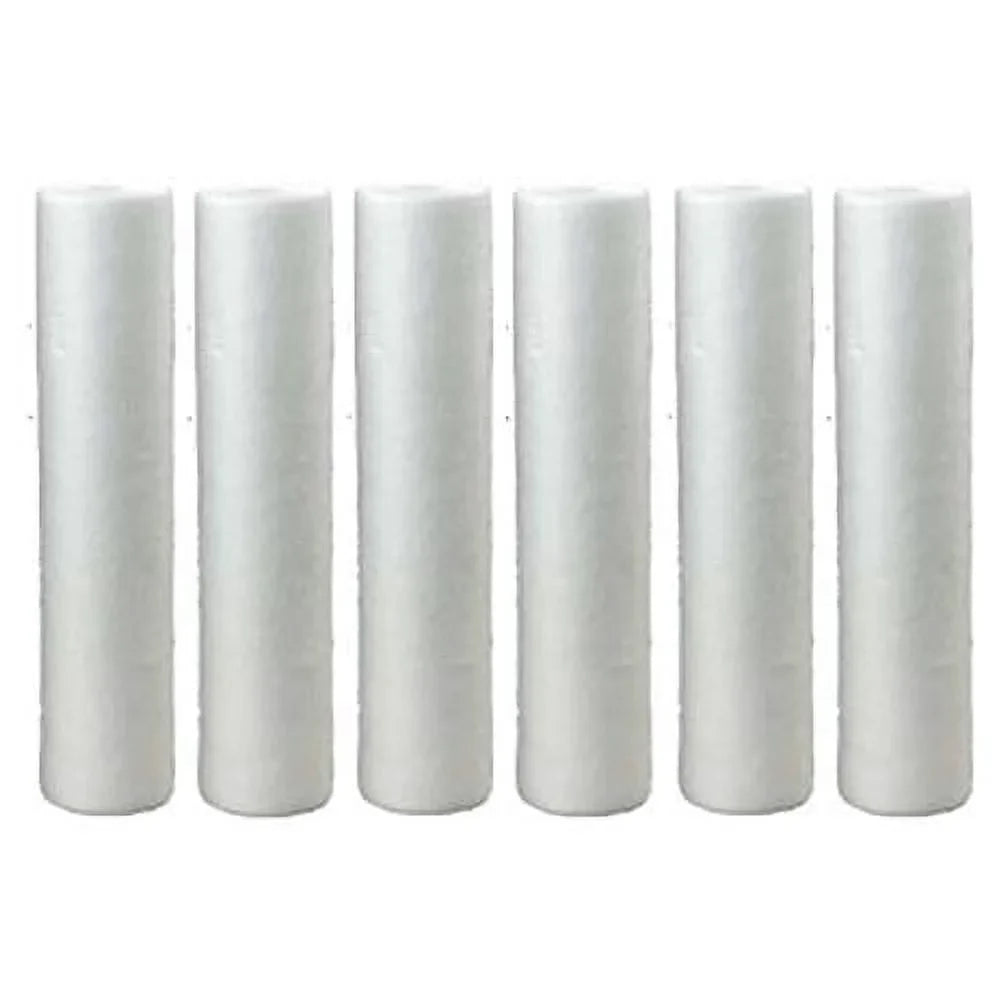 Whole House Sediment Water Filter Cartridge (6-Pack), Single Unit, White, 6 Count
