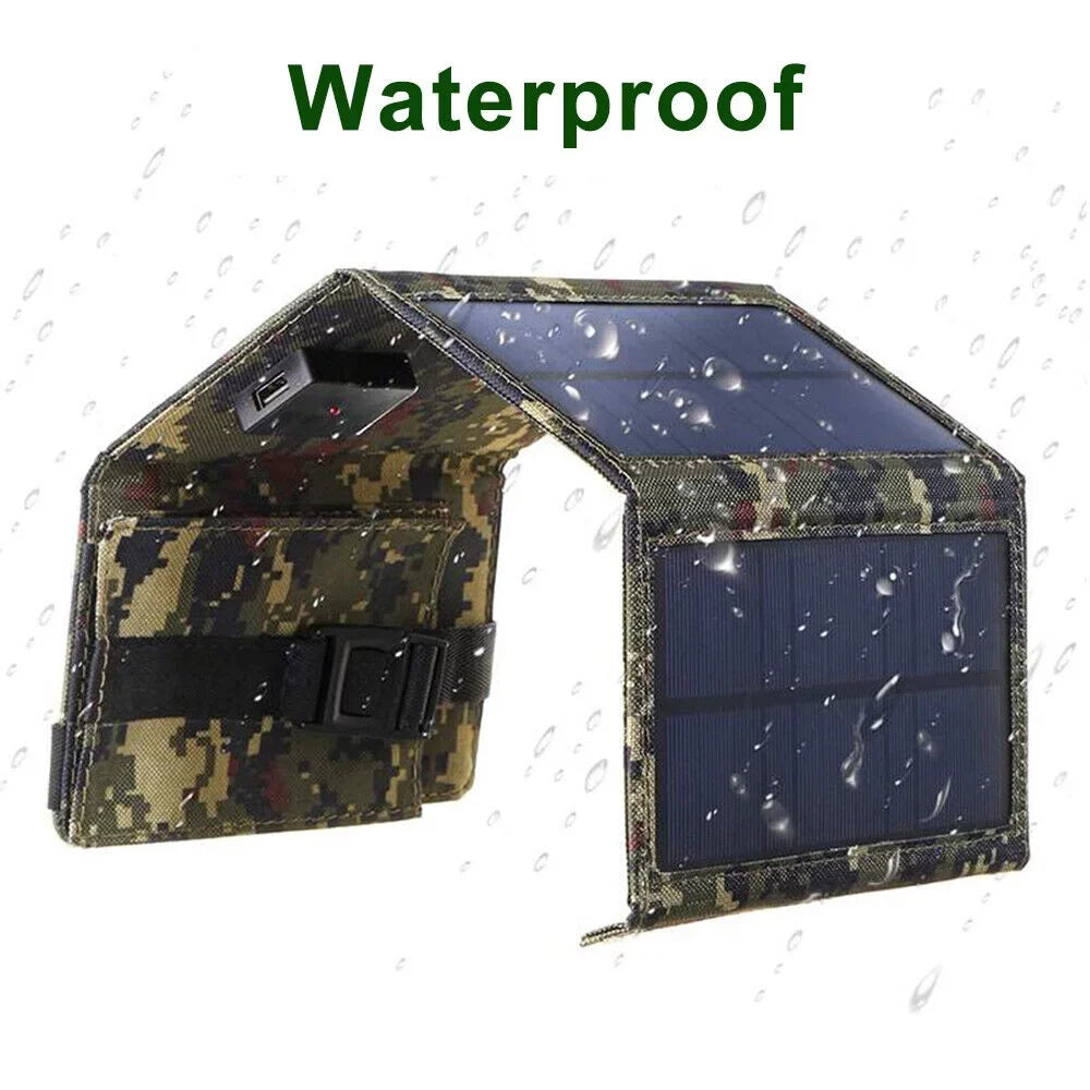 Paddsun 80W  Solar Panel Folding Power Bank Outdoor Camping Hiking Phone Charger