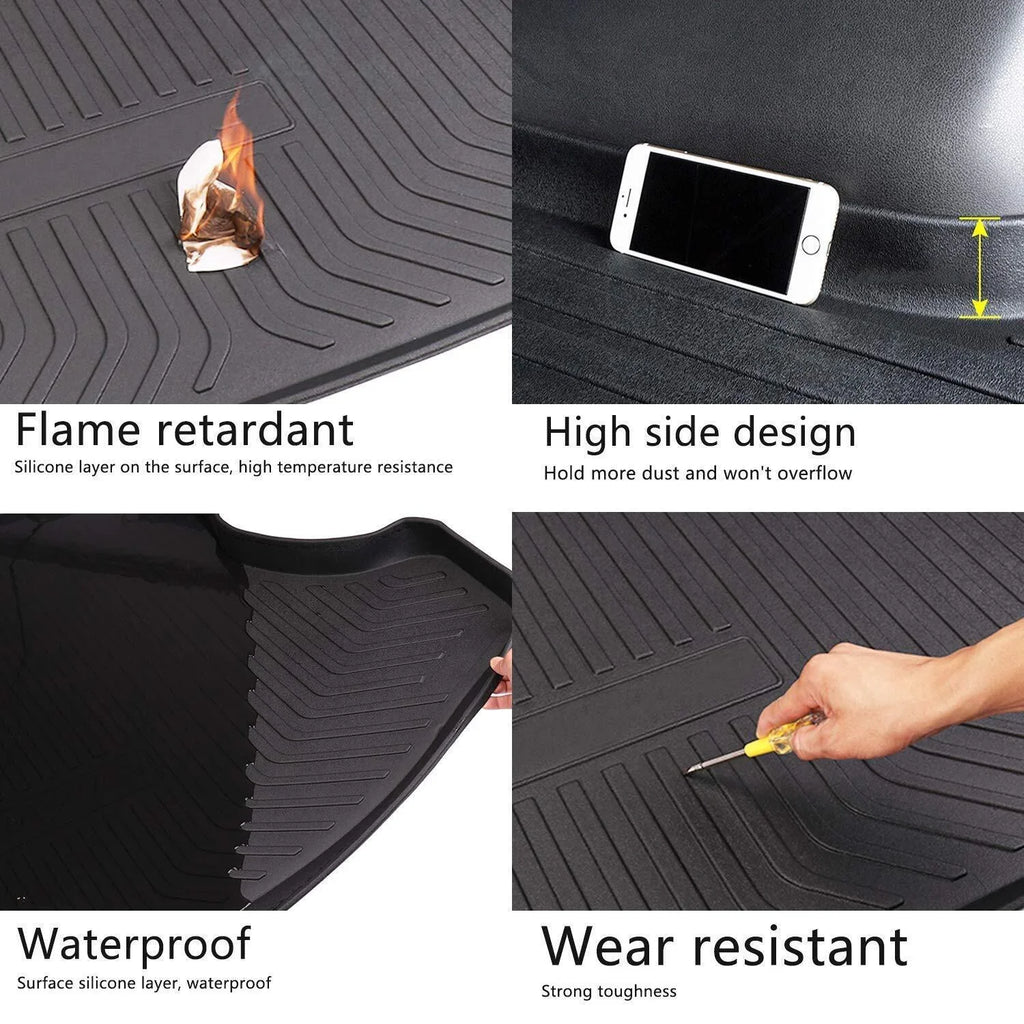 Trunk Mats Material 3D Molded Protection For Jeep Grand Cherokee 2011-2021 Cargo Mats
