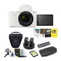 Sony Alpha -E1 Full-frame Mirrorless Camera with 28-60mm Lens (White) Bundle