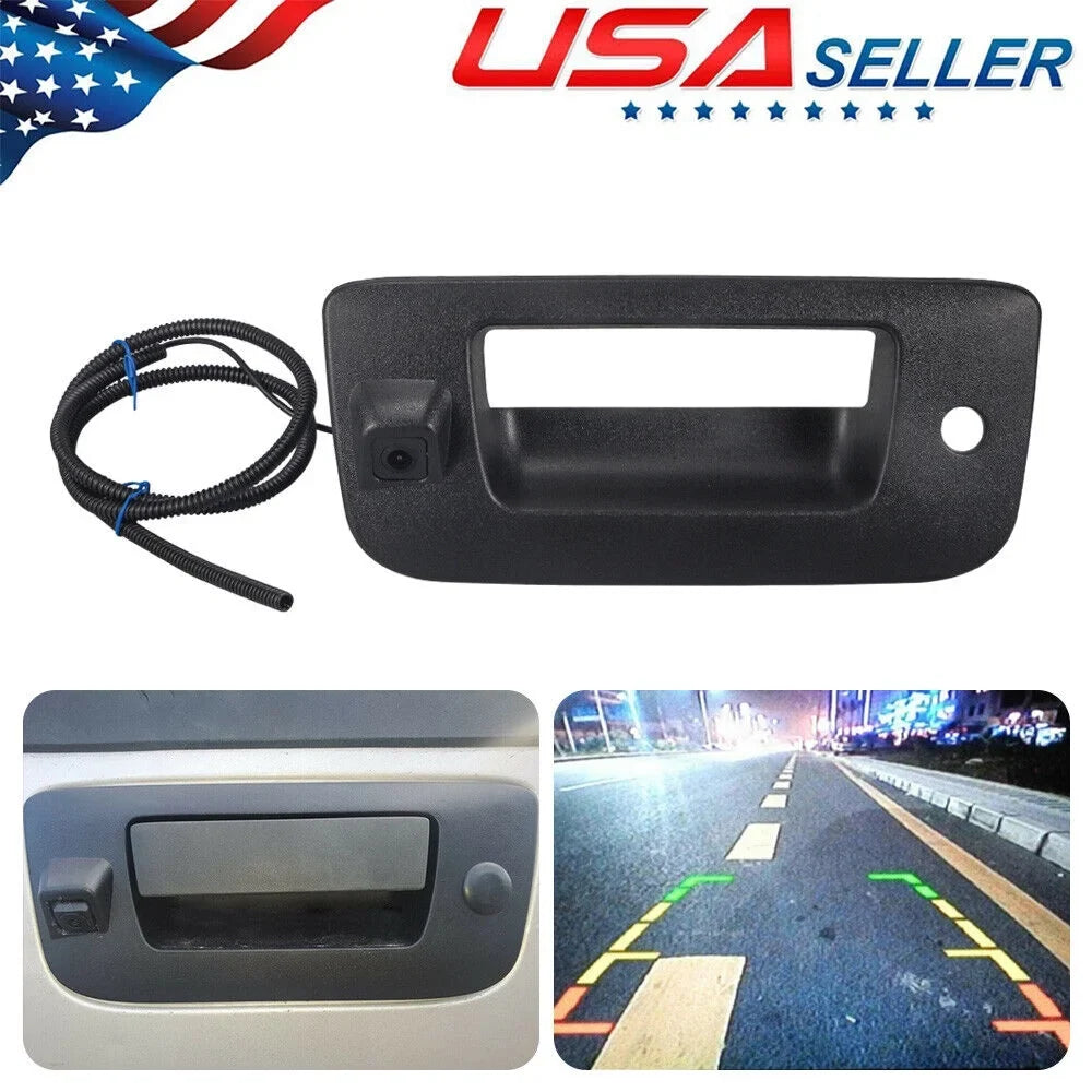 Paddsun For Chevy Silverado/ Sierra Rear View Backup Tailgate Handle Camera 07-13