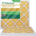 Filterbuy 20x20x1  11 Pleated   Furnace Air Filters (3-Pack)