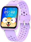 Kids Smart Watch for Girls Boys, IP68 Fitness Activity Tracker Watch with Sleep Mode, Pedometers,Waterproof Kids Watch with 20 Sports Modes, Great for Age 6+ Kids Teens（A Purple）