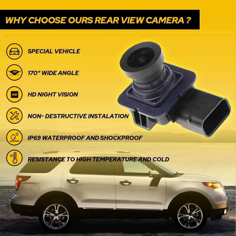 Rear View Backup Parking Camera Fit For 2011-2015 Ford Explorer