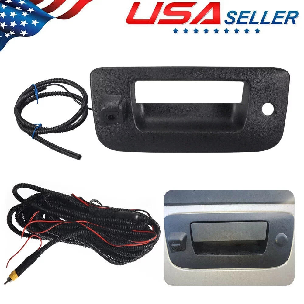 JahyShow Tailgate Handle Rear View Camera - Compatible with Chevy Silverado/ Sierra 07-13
