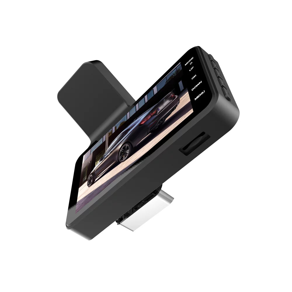 Eccomum 1080P  Dash Camera 4 Inch Car Dashcam Driving Recorder 170° Wide Angle with Touchscreen Support Night-Vision Loop Recording Motion Detection Reversing Picture