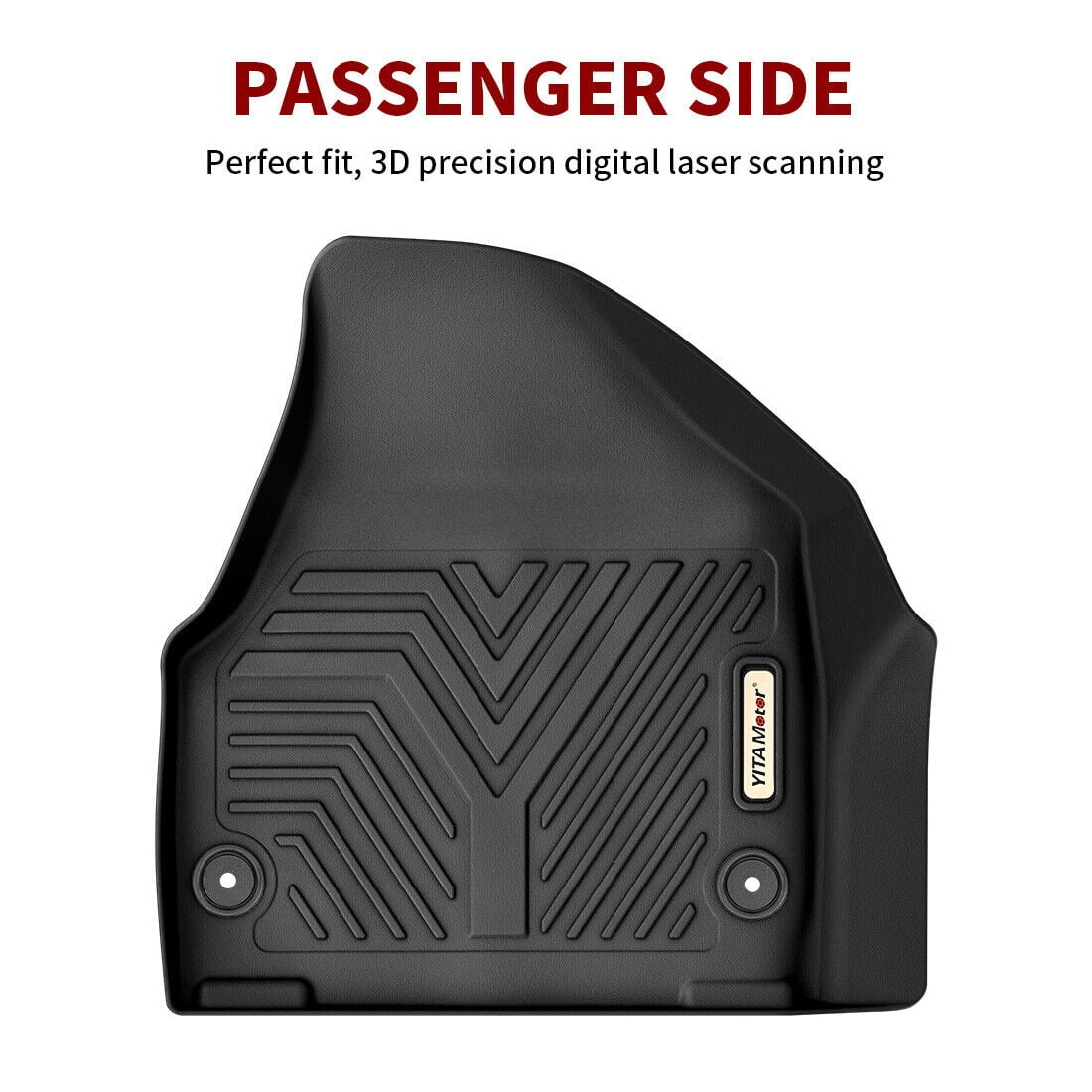 Ledkingdomus Floor Mats 3 Row Liner Set Black for 2017-2021 Chrysler Pacifica 1st 2nd 3rd Floor Liners all weather