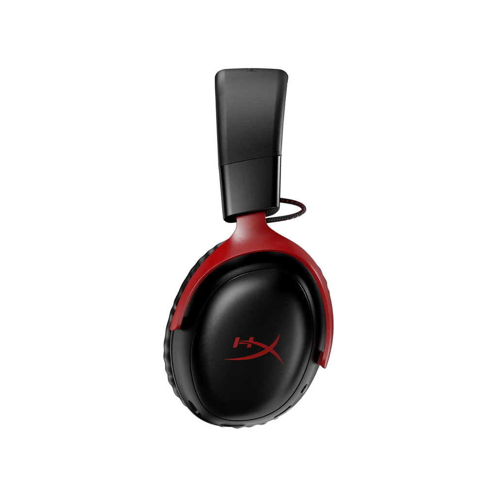 HyperX Cloud  Wireless – Gaming headset for , PS5, PS4, up to 120-hour Battery, 2.4GHz Wireless, 53mm angled drivers, Memory foam, Durable Frame, 10mm microphone – Black/Red
