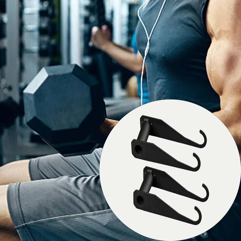 Portable Dumbbell Hooks Handles Attachment Accessories Parts Kettlebell Grip for Gym Workout Weightlifting Bodybuilding Strength Training , Straight Arm