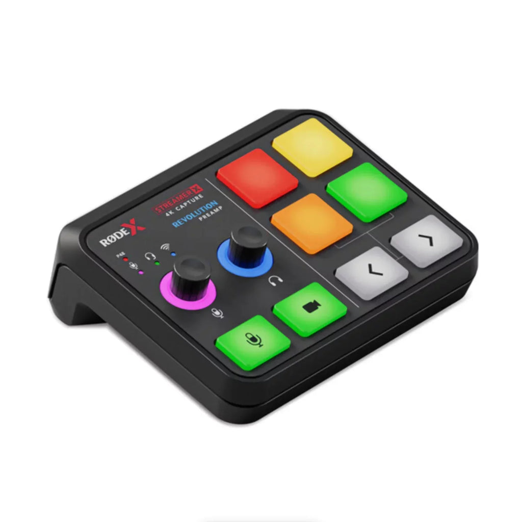Rode StreamerX Audio Interface and Video Capture Mixing Board Black