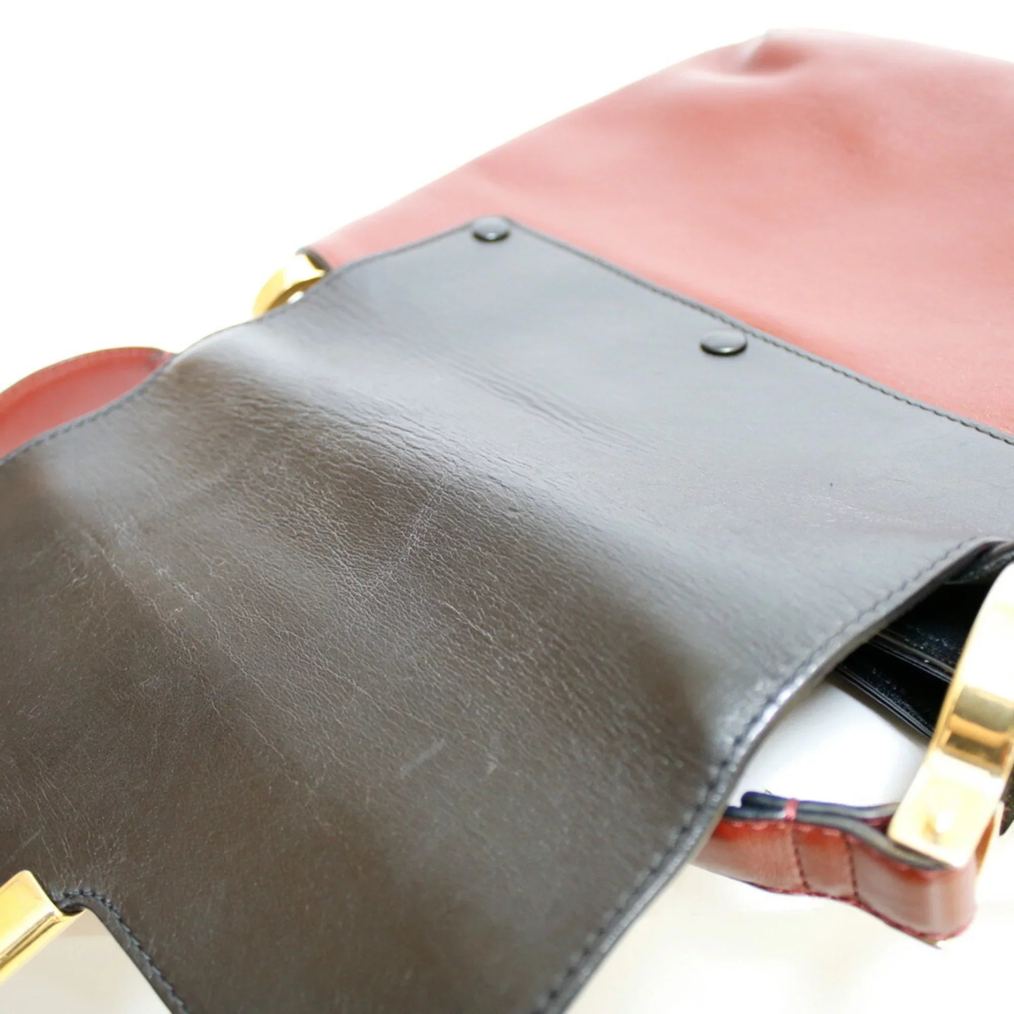 Pre-Owned Chloé Chloe Shoulder Bag Brown Women's Leather (Good)